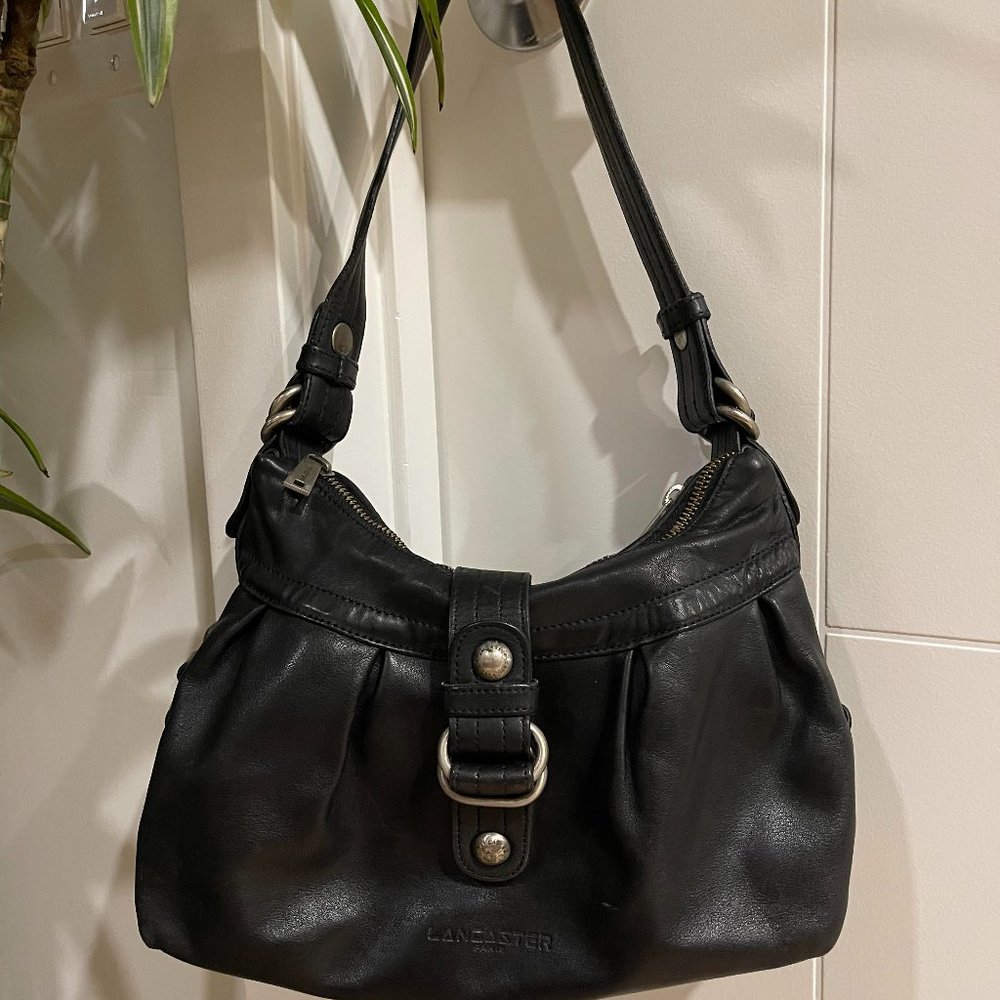 Vintage Lancaster Paris Purse Black